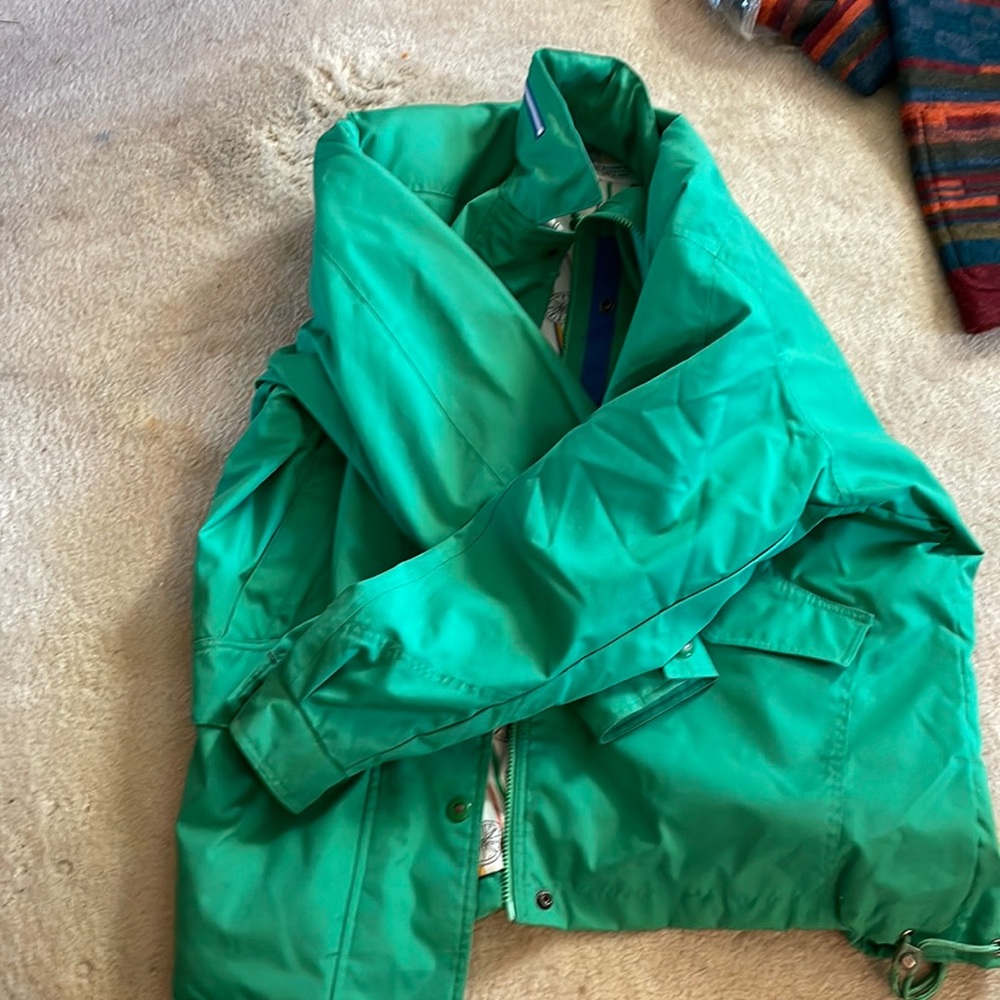 London fog rain coat like new